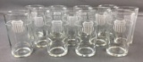 Group of 12 : Vintage Union Pacific Railroad Drinking Glasses
