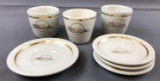 Group of 7 : Vintage Union Pacific Streamliner Dishes