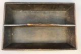 Antique (c.1890s) Walnut Knife/ Silverware Caddy