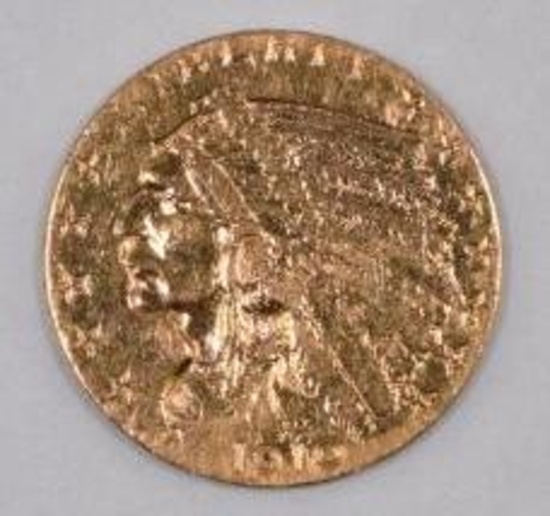 1910 P $2.50 Indian Gold.