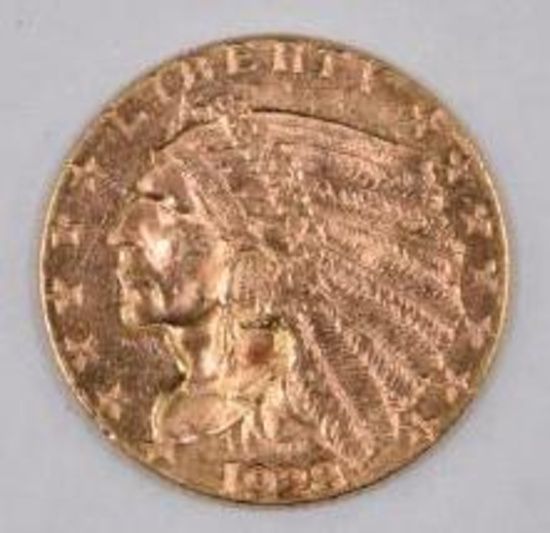 1928 P $2.50 Indian Gold.