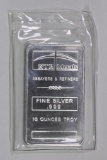 NTR Metals 10oz. .999 Fine Silver Ingot / Bar.