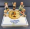 Group of 5 : Goebel Hummel Figurines and Bas-relief Plate