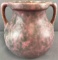 Vintage Burley Winter 2-handled vase-Mottled Mauve glaze