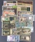 Collection of 30+ pieces : Vintage Foreign Currency