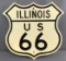 IL US Rt 66 - Illinois Division of Highways Sign