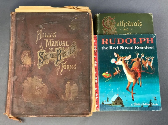 Group of 3 : Antique/Vintage Books