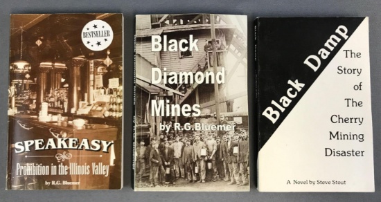 Group of 3 books - 2 about Mining