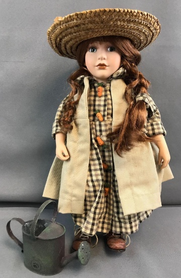 Yesterdays' Child Porcelain Doll - "Julia...Garden Friends" w/Original Box