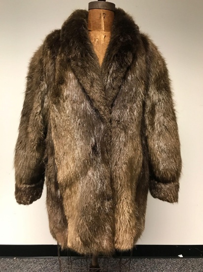 Vintage Beaver Fur Coat