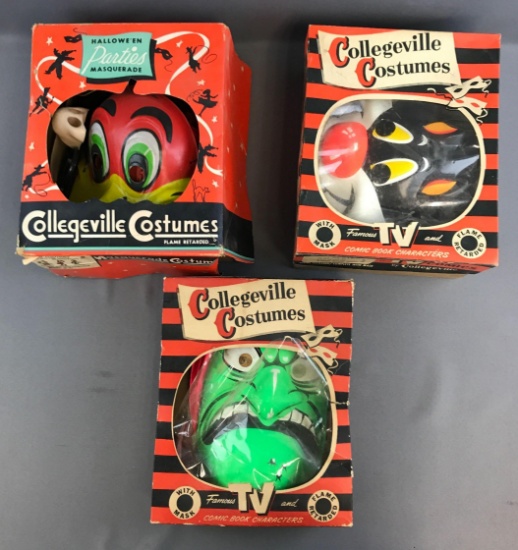 Group of 3 : Vintage "Collegeville" Costumes