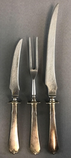 Vintage Sterling Silver Carving Set