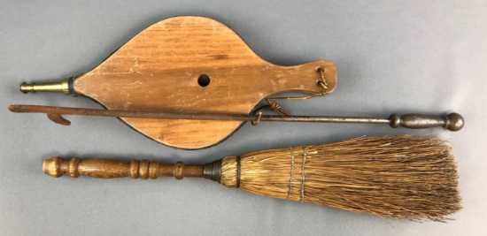 Group of 3 : Vintage Fireplace Tools