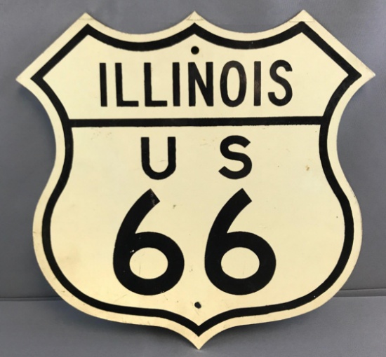IL US Rt 66 - Illinois Division of Highways Sign