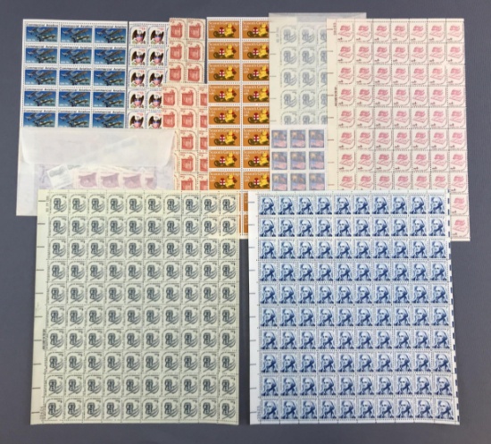 Group of Vintage (unused) US Postage Stamps