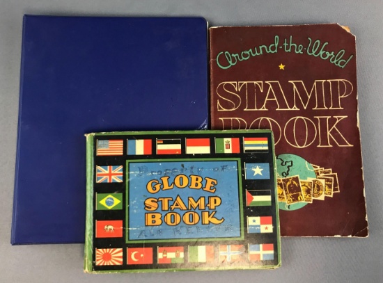 Vintage Stamp Collection Books