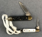 Lot of 2 : Vintage Miniature Pocket Knives