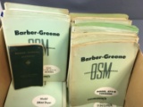 Group of Barber-Greene Manuals
