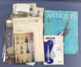 Group of Clippings and Books About Antique Bottles