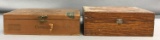 Lot of 2 Vintage Boxes