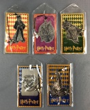 Group of 5 : Harry Potter Collectible Bookmarks