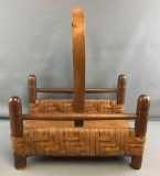 Vintage Firewood Basket/ Rack