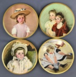Group of 4 : Porcelain Collector Plates in Original Boxes