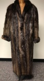 Vintage Full Length Beaver Fur Coat