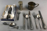 Lot of Vintage Child's Flatware; Presidential Collector Spoons + more