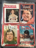 Group of 80+ : Vintage Magazines - Newsweek and Time