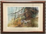 Framed and Matted Watercolor - 