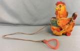 Vintage Fisher Price Chicken Pull Toy