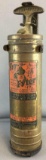 Vintage Fyr-Fyter Brass Fire Extinguisher