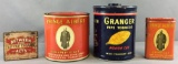 Group of 4 : Vintage Tobacco and Cigar Tins