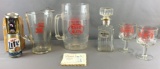 Group of Advertising Beer Items