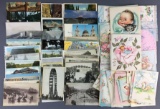 Group of Antique/Vintage Postcards and more
