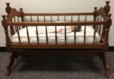 Antique Cradle with Antique Baby Doll