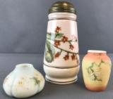 Group of 3 : Antique Hand Painted Shakers