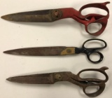Group of 3 Pairs : Tailor's Shears