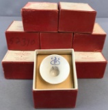 Group of 12 : Vintage Porcelain 3 c.c. Dissolvers in Original Packaging