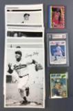 Group of Sports Pictures and Trading Cards
