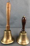 Group of 2 brass bells