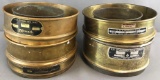 Group of 6 US Standard series sieves and more