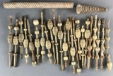 Group of 20+ decorative wood spindles and more