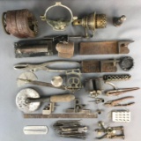 Group of 40+ pieces assorted vintage tools and more