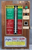 Vintage Reaction Meter Nickel Entertainment Machine-Testo Reaction Meter