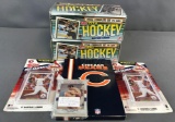 Group of 6 packages collectible baseball cards, hockey cards and more