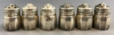 Group of Vintage Sterling Silver Salt and Pepper Shakers