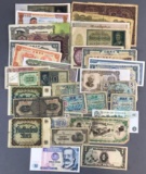 Collection of 30+ pieces : Vintage Foreign Currency