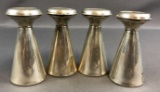 Group of 4 : Gorham Sterling Silver Salt and Pepper Shakers
